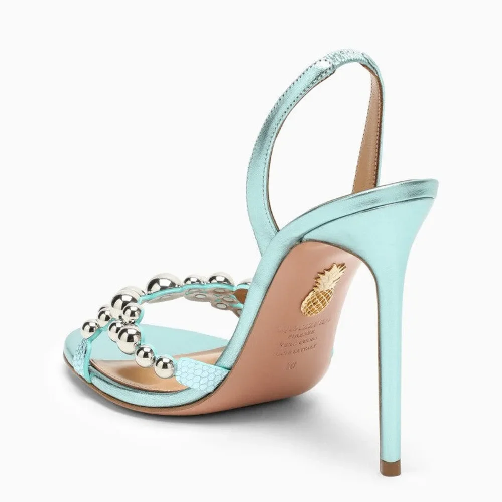 Aquazzura Aqua Bubbles Sandal 105 sandal - Picture 4 of 5